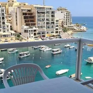 St Julians Bay Sea Front Apartment